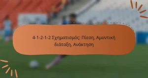 4-1-2-1-2 Σχηματισμός: Πίεση, Αμυντική διάταξη, Ανάκτηση