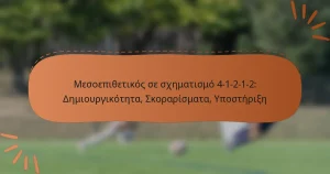 Μεσοεπιθετικός σε σχηματισμό 4-1-2-1-2: Δημιουργικότητα, Σκοραρίσματα, Υποστήριξη