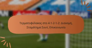 Τερματοφύλακας στο 4-1-2-1-2: Διανομή, Σταμάτημα Σουτ, Επικοινωνία
